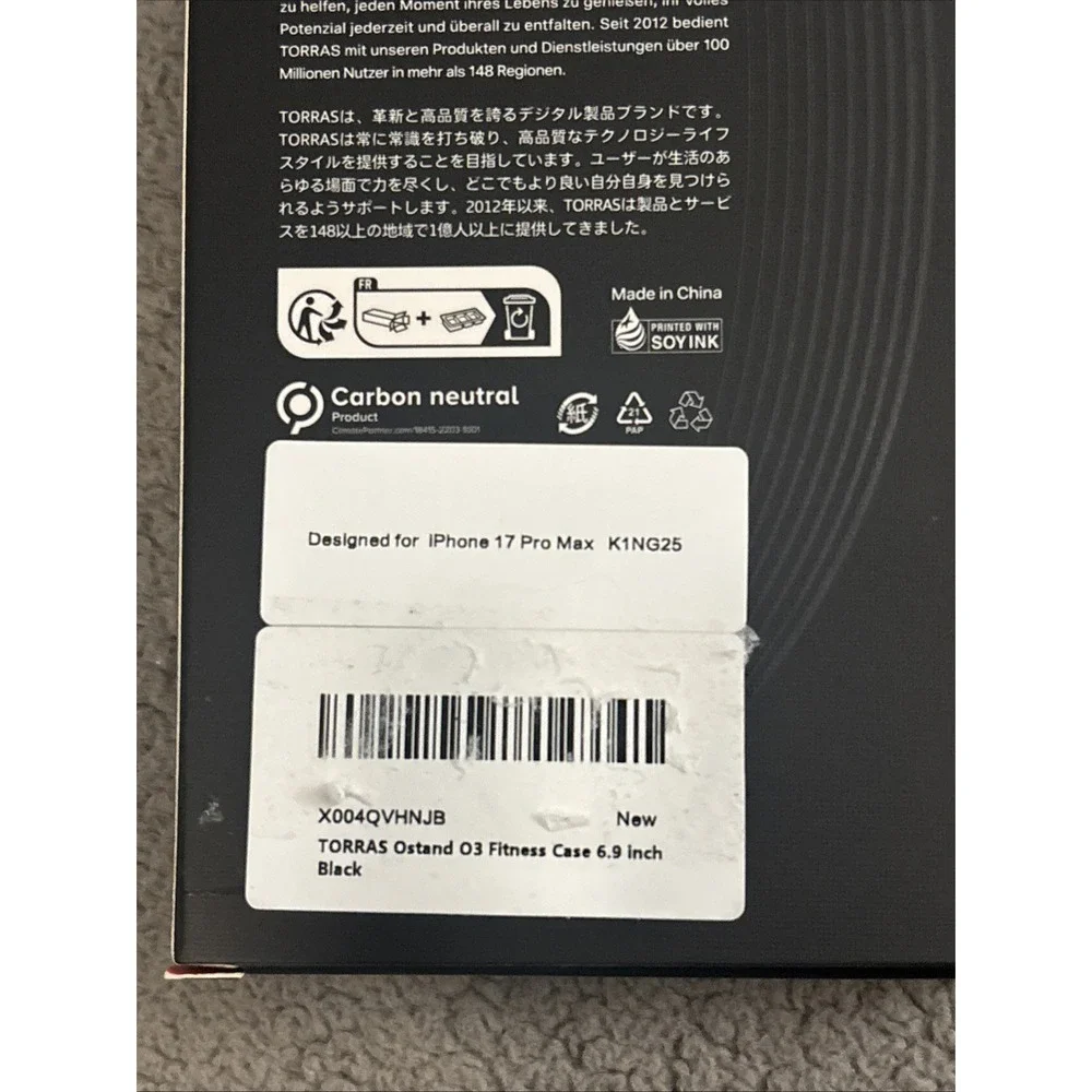 TORRAS 360‎ Magnetic Stand for iPhone 17 Pro Max Case, [Fit for MagSafe]